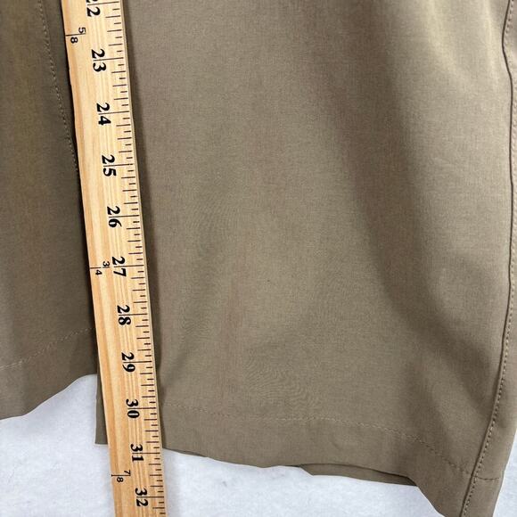 Eddie Bauer Cargo Hiking Pant Size 14 Brown Adventurer Stretch Roll Tab Leg - Picture 11 of 13
